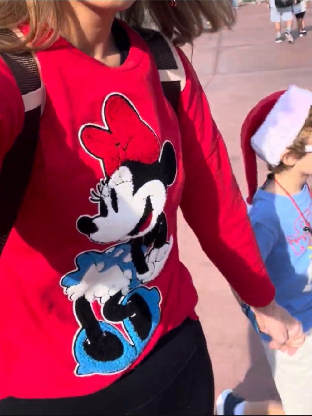 Disney sweatshirt with appliquéd Minnie Mouse Ladies XS